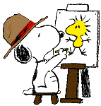 Snoopy painting on canvas